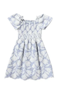 Mini Ophelia Dress in Mosaic Embroidery