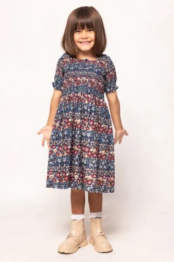 Mini Parker Dress in Dusk Floral Medley