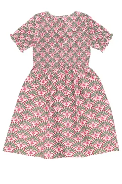 Mini Parker Dress in Floral Fan