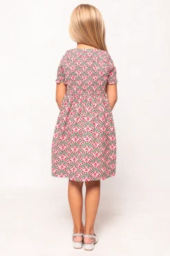 Mini Parker Dress in Floral Fan