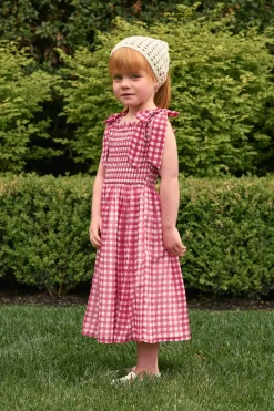 Mini Rayna Dress in Red Gingham