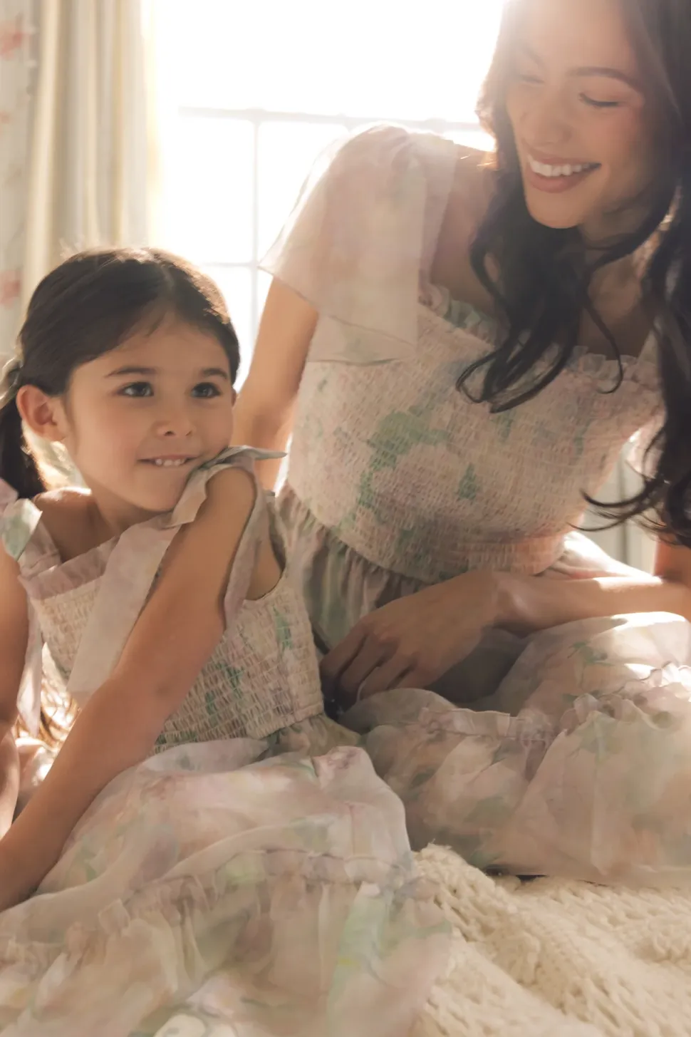 Mini Rhiannon Dress in Painted Bloom