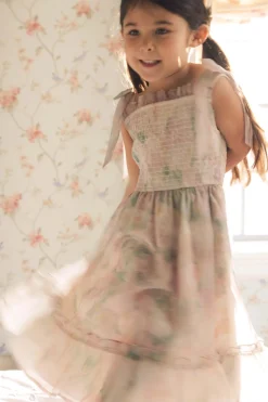 Mini Rhiannon Dress in Painted Bloom