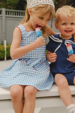 Mini Rue Play Dress in Vichy Gingham