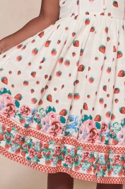 Mini Sadie Dress in Strawberry Vintage Tier
