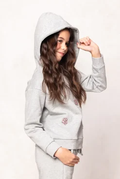 Mini Skylar Hoodie in Heather Gray