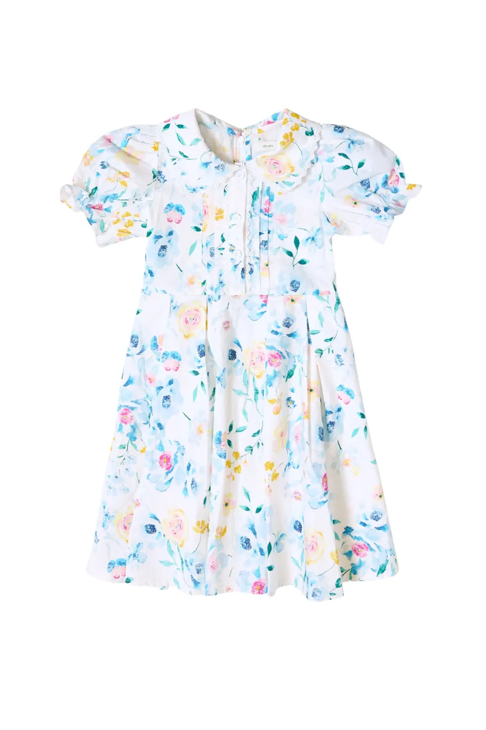 Mini Sophia Dress in Blue Bouquet