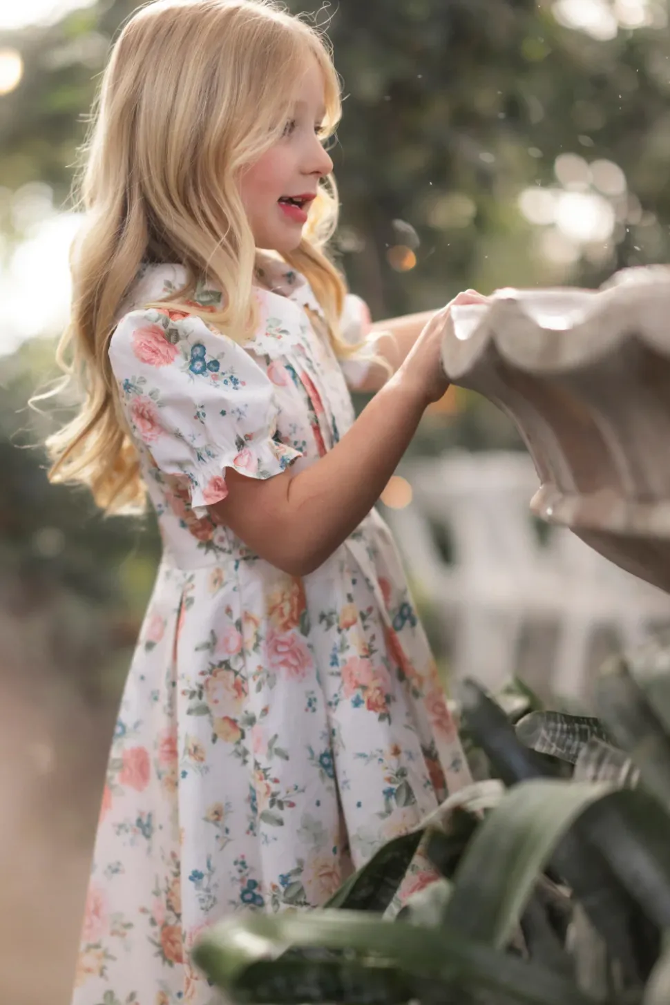 Mini Sophia Dress in Countryside Peony Blossom