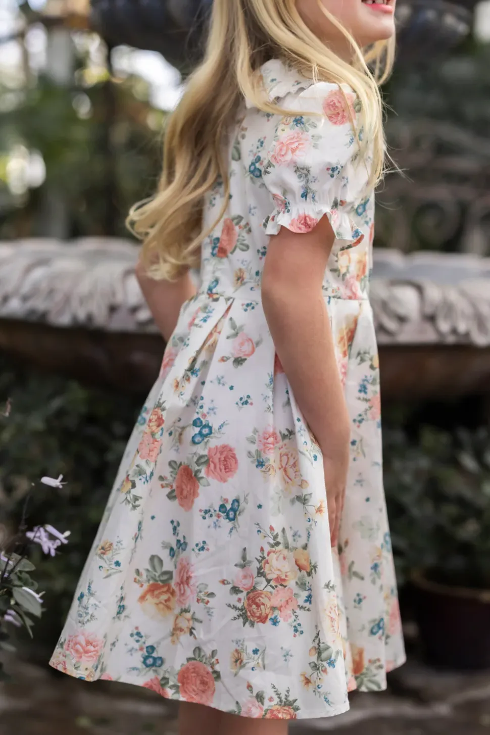 Mini Sophia Dress in Countryside Peony Blossom