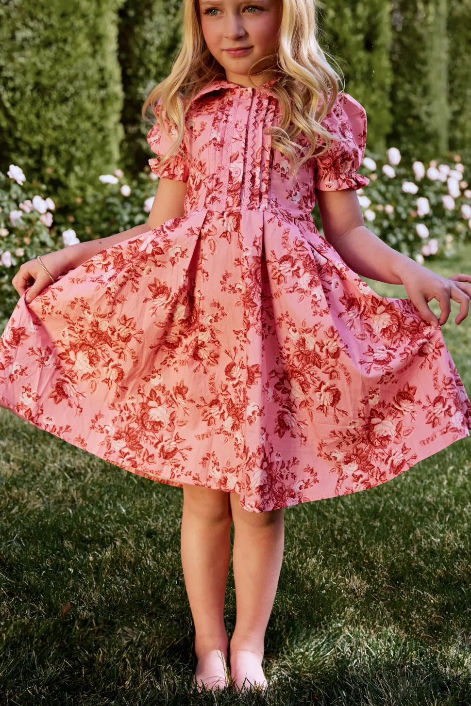 Mini Sophia Dress in Desert Heritage Rose