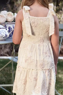 Mini Tara Dress in Gilded Rose Stripe