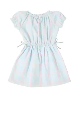 Mini Thalia Dress in Pastel Plaid