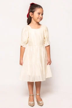 Mini Tindra Dress in Cream Sequin