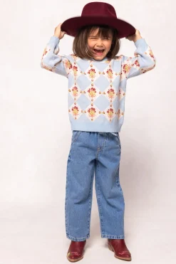 Mini Vivienne Sweater in Mosaic Bloom