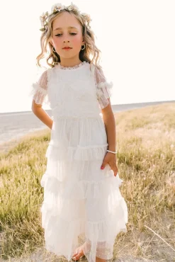 Mini Whimsical Maxi Dress in White