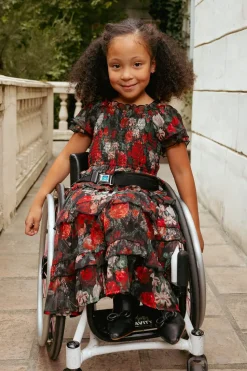Mini Winnie Dress in Midnight Roses