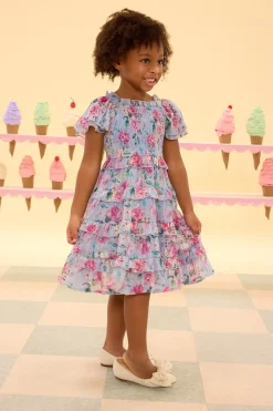 Mini Winnie Dress in Peony Blossoms