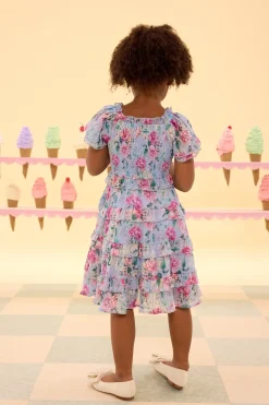 Mini Winnie Dress in Peony Blossoms