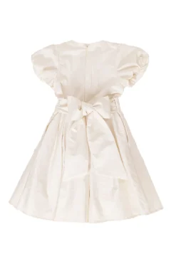 Mini Wrenley Dress in Cream Taffeta