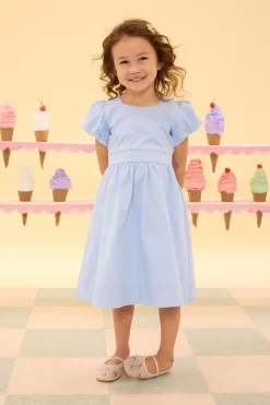 Mini Zella Dress in Sky Blue