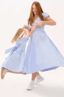 Mini Zella Dress in Sky Blue