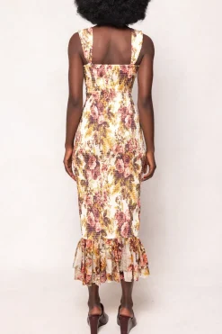 Mira Dress in Garden Rose