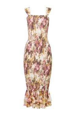Mira Dress in Garden Rose
