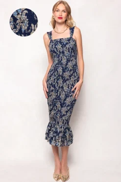 Mira Dress in Gilded Vine