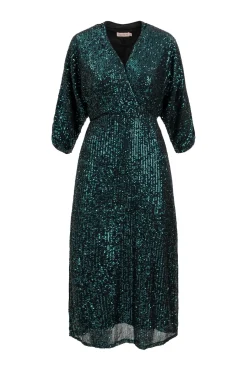 Orion Dress in Green Sequin