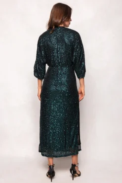 Orion Dress in Green Sequin