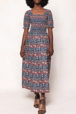 Parker Dress in Dusk Floral Medley