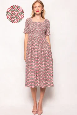 Parker Dress in Floral Fan