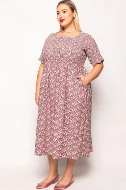 Parker Dress in Floral Fan
