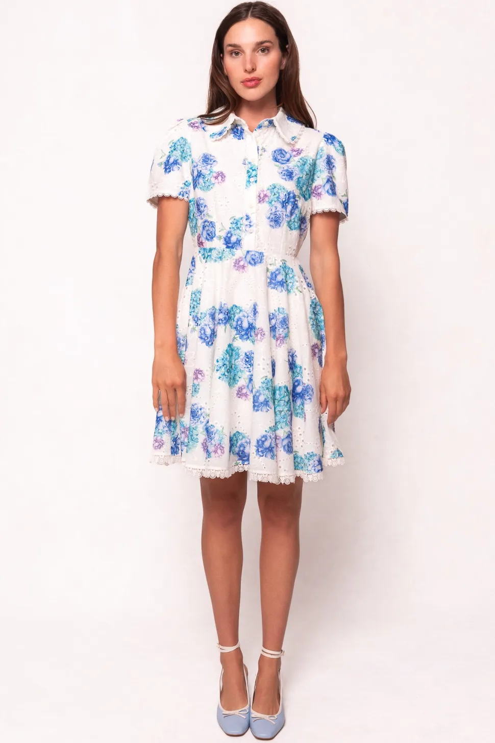 Penny Dress in Blue Floral