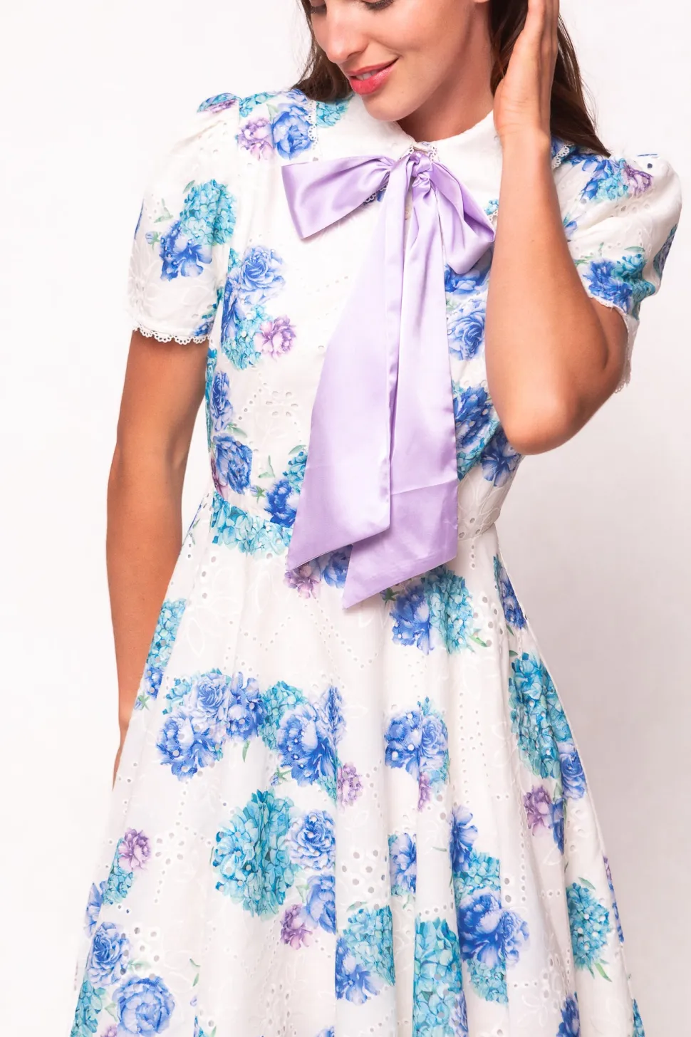 Penny Dress in Blue Floral