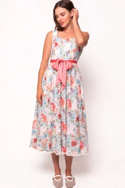 Penny Tank Midi Dress in Multicolor Floral