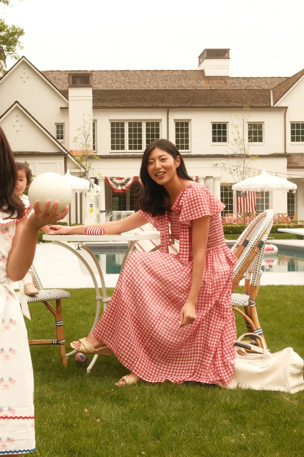 Rayna Dress in Red Gingham