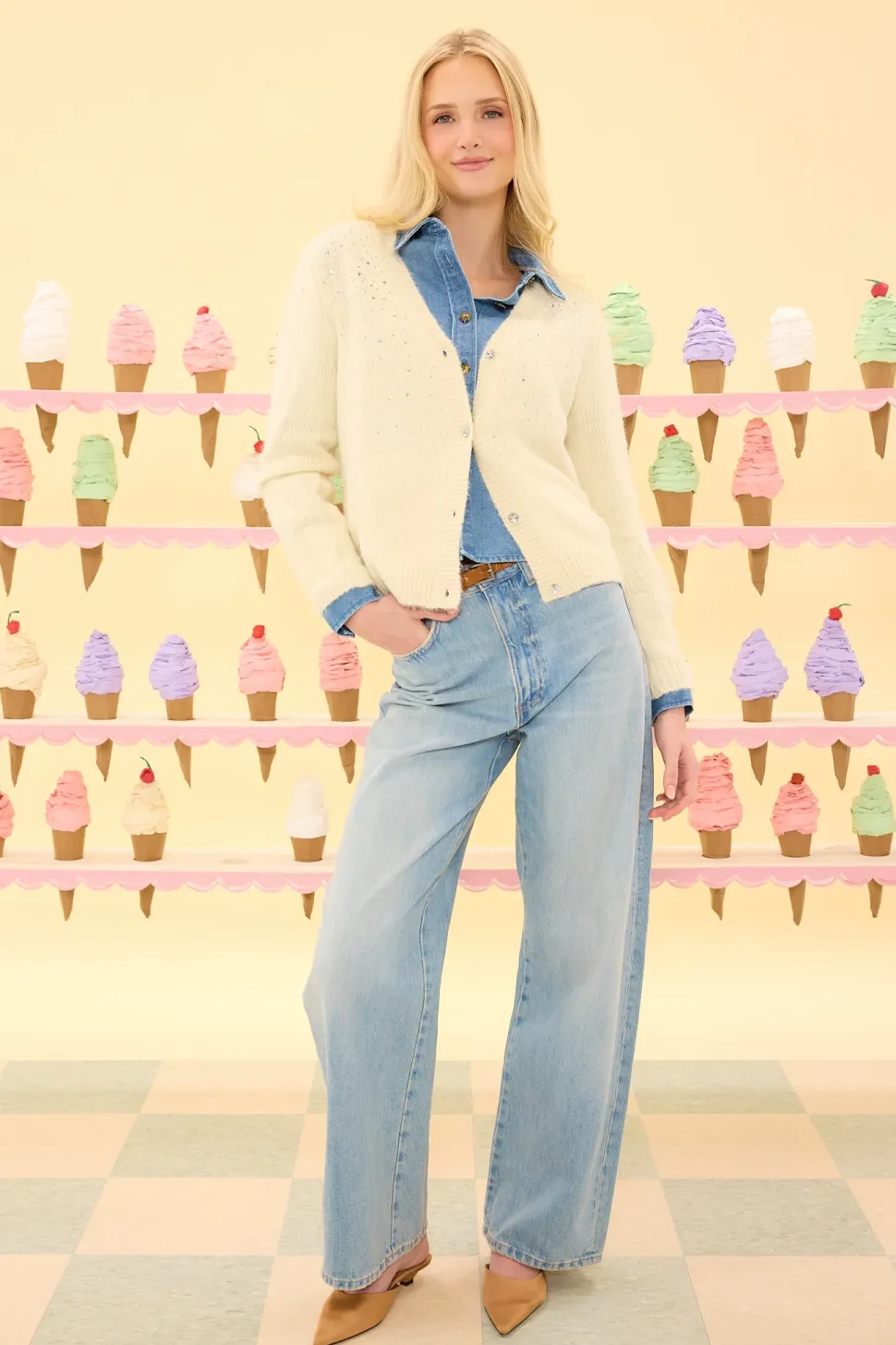 Remy Sweater in Cream