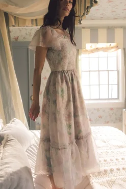 Rhiannon Dress in Painted Bloom