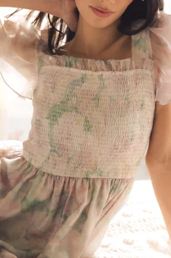 Rhiannon Dress in Painted Bloom