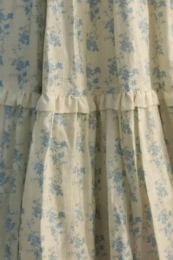 Roselyn Dress in Ivory Porcelain Fleur