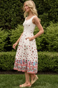 Sadie Dress in Strawberry Vintage Tier