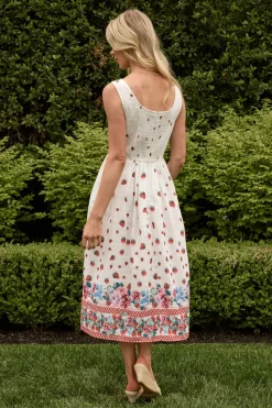 Sadie Dress in Strawberry Vintage Tier