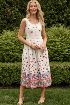 Sadie Dress in Strawberry Vintage Tier