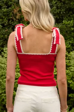 Sammi Top in Firework Red