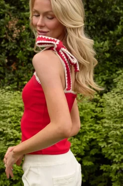 Sammi Top in Firework Red