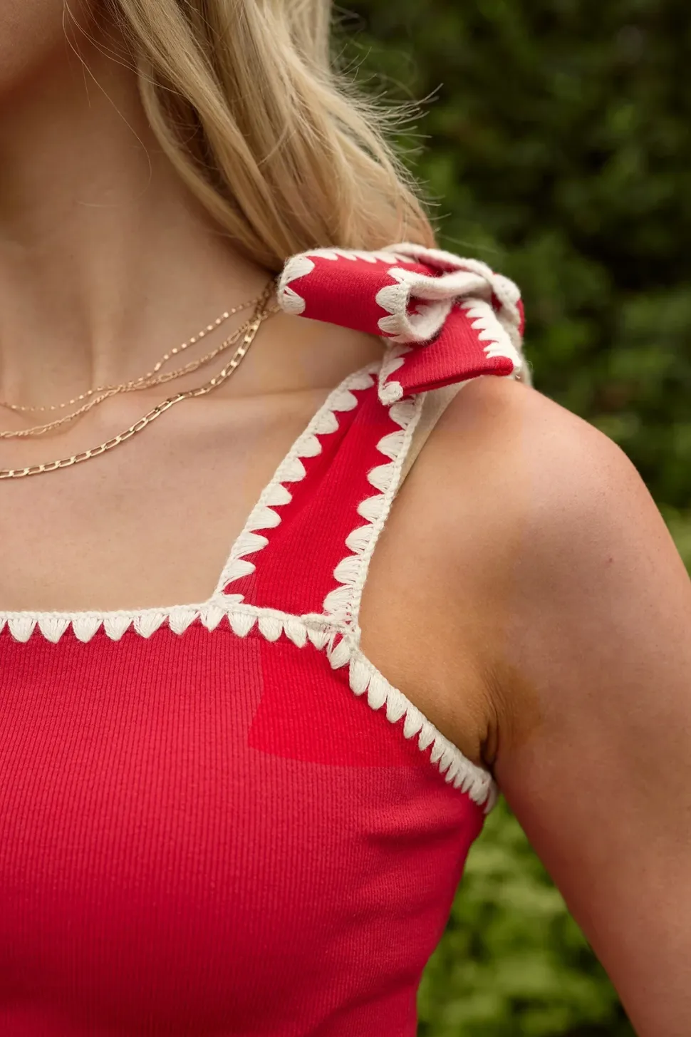 Sammi Top in Firework Red