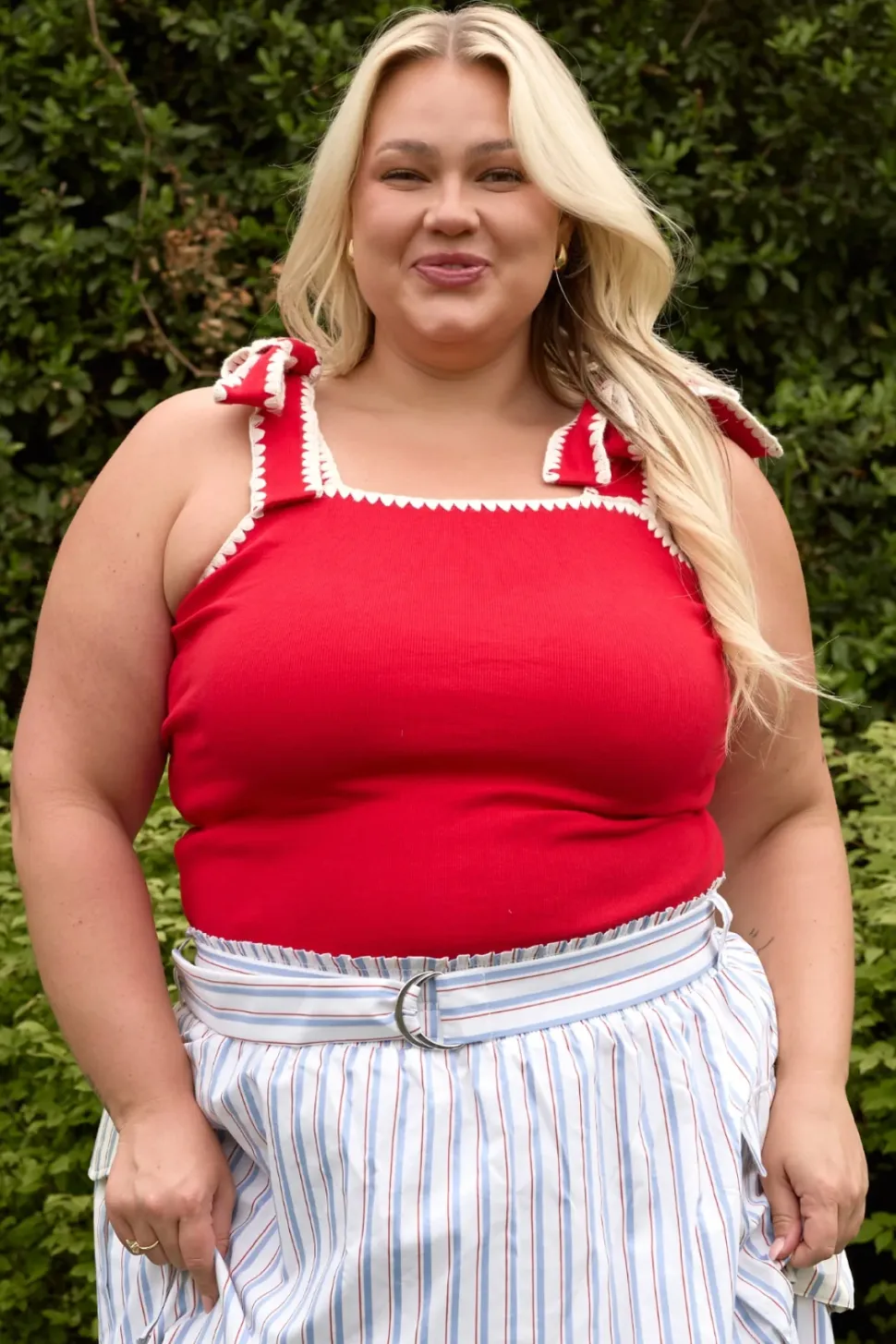 Sammi Top in Firework Red