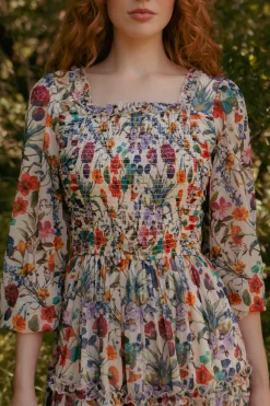 Selena Dress in Vivid Meadow