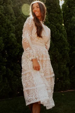 Sicily Dress in Champagne Lining